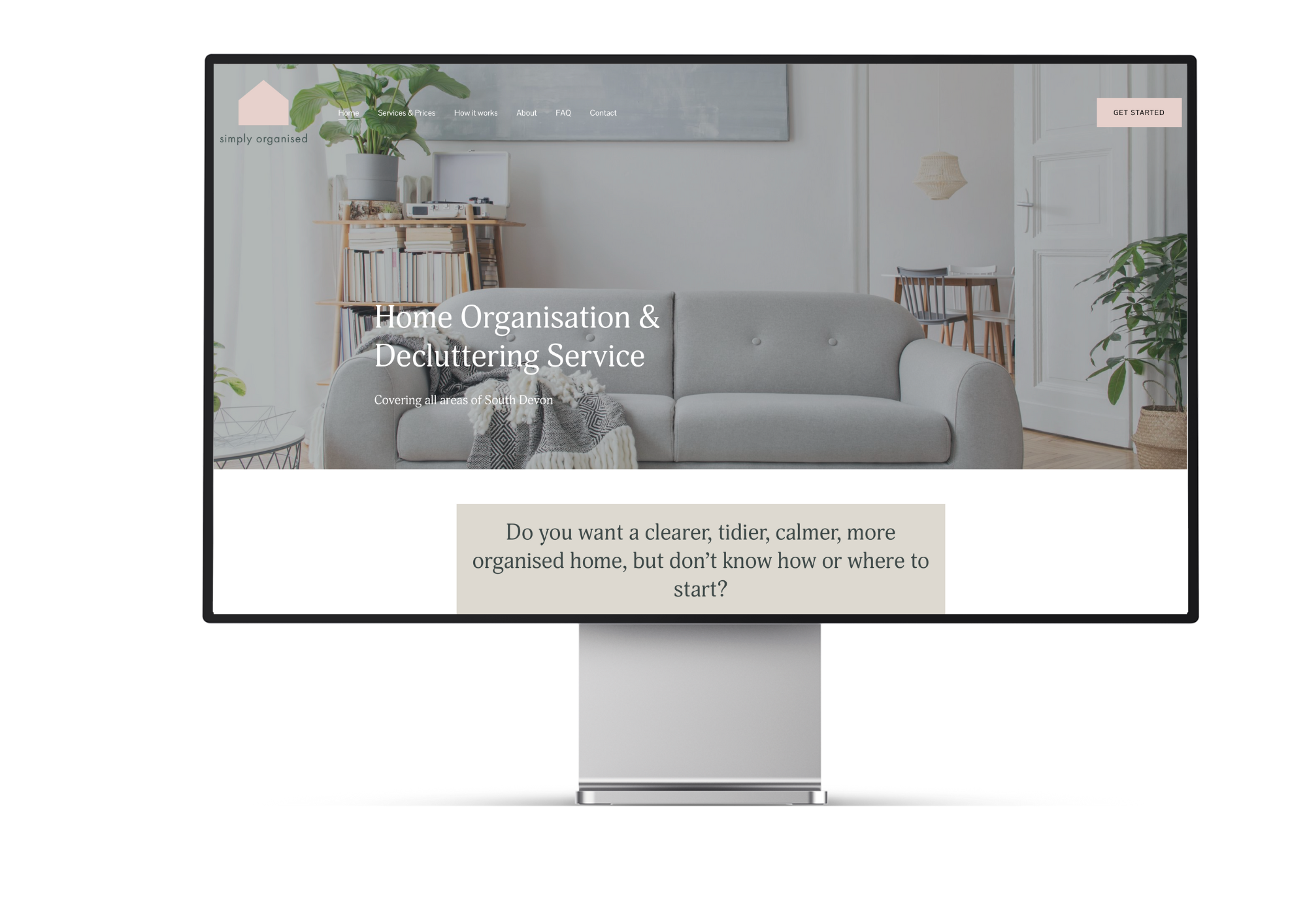 simply organsied with hands on hand home care